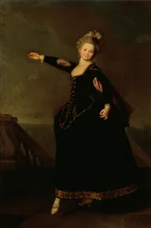 Portret van Natalia Semenovna Borshchova (1758-1843) 1776